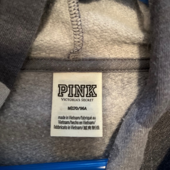 Oversized blue camo hoodie PINK m - Picture 2 of 3